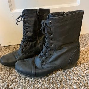 Steve Madden combat boots